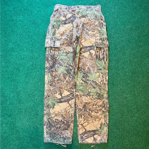 Vintage 70s Realtree Cargo Talon Zipper Spartan Regular Fit Mens 30x32 Pants - Picture 1 of 8